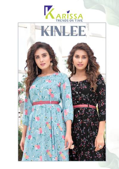 Kinlee By Karissa Fancy Summer Wear Kurtis Collection